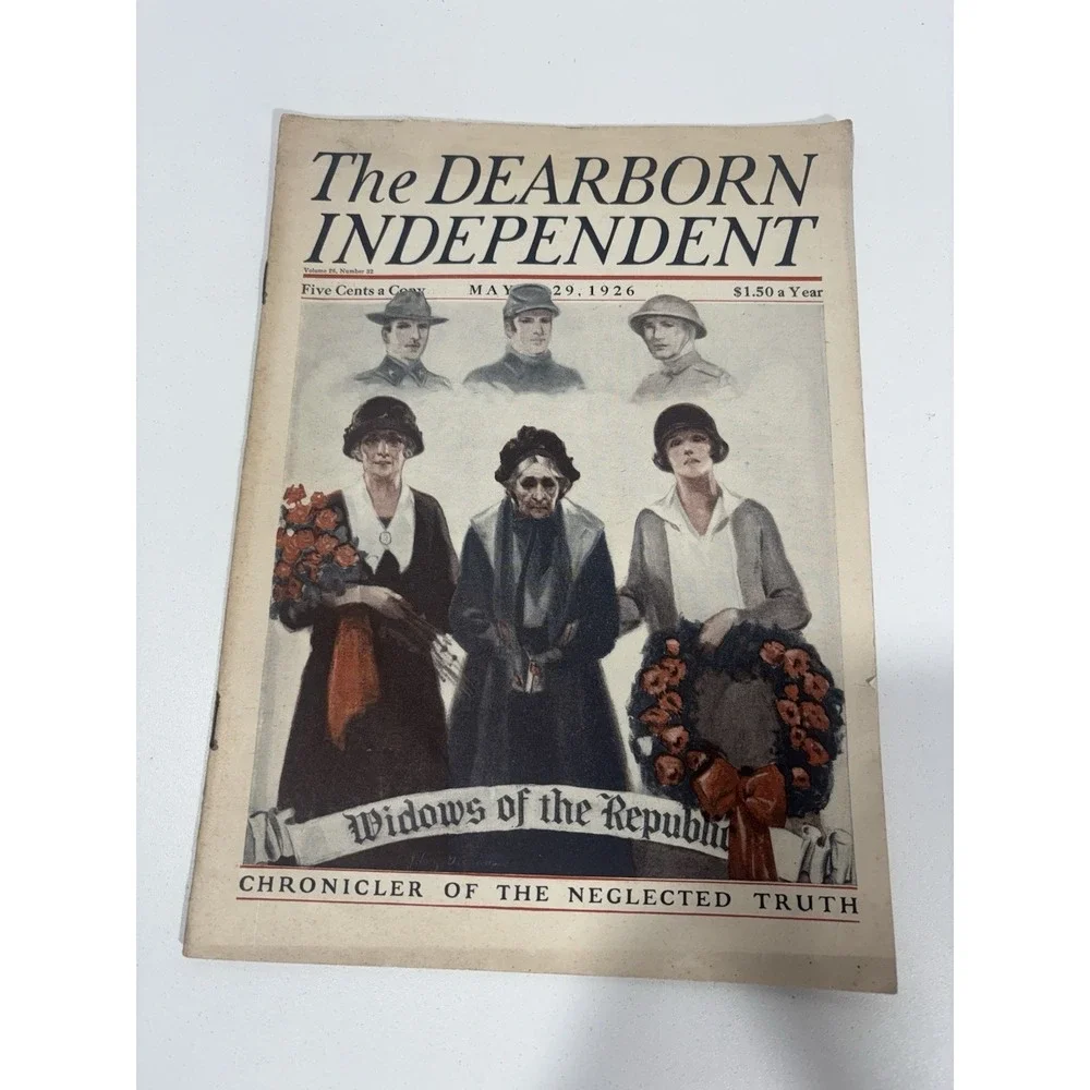 The Dearborn Independent 3‎ Lot 1926 May And June Volume 26 #31-32-33